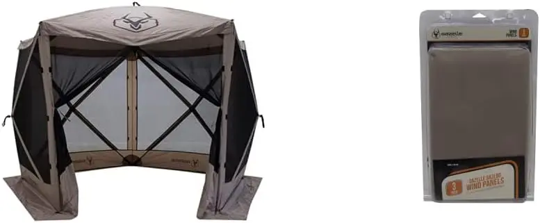 

Gazelle TentsTM G5 5-сторонняя портативная беседка и 3 ветровых панели