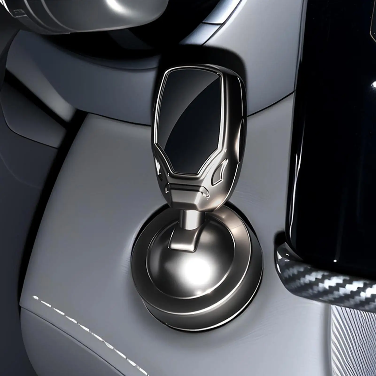 Car Start Button Joystick Car Push-to-Start Rocker Lever Creative Ignition Switches Protective Cover Automotive Accessories