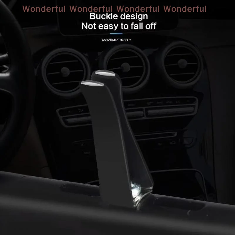 Car Air Freshener Vent Clip Stable Non Slip Auto Essential Oil Diffuser Mild Long Lasting Scent Perfume 1 Set for All Car Inter