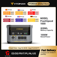 VTOMAN FlashSpeed 1000 Portable Power Station 2000W 828Wh LiFeP04 Battery For Outdoor Camping Tent Travel