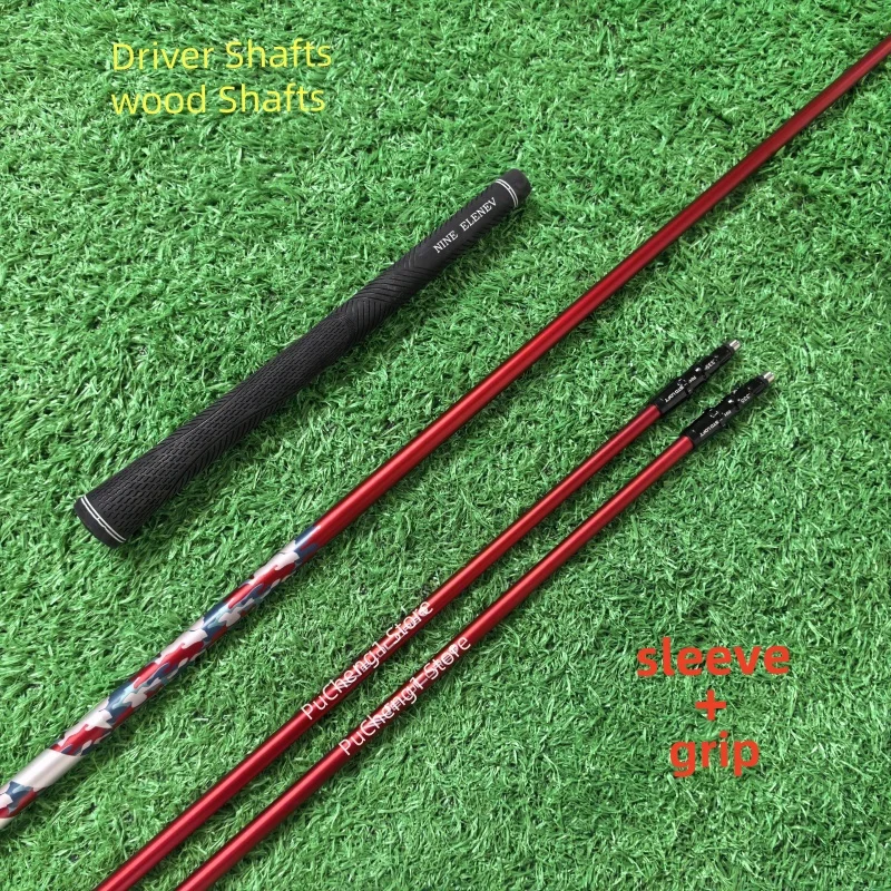 

Шафты для гольф-клюшек 2026 года, камуфляжные, красные, R/SR/S/X, высокоэластичные графитовые шафты для драйверов и вудов, с бесплатной сборкой, втулкой и рукояткой