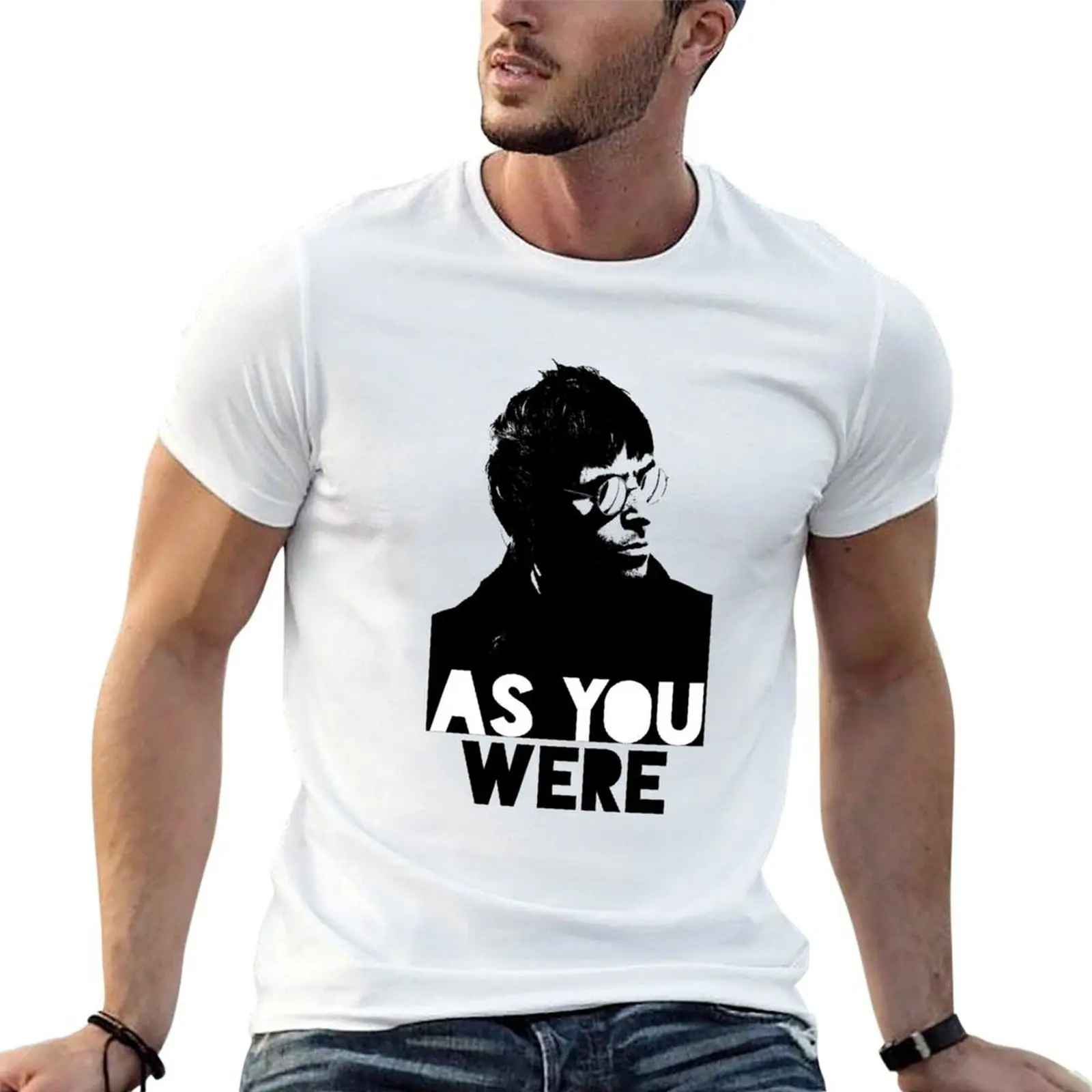 As You Were - Liam Gallagher T-Shirt Athletic Fit Sports Short Sleeve Top
