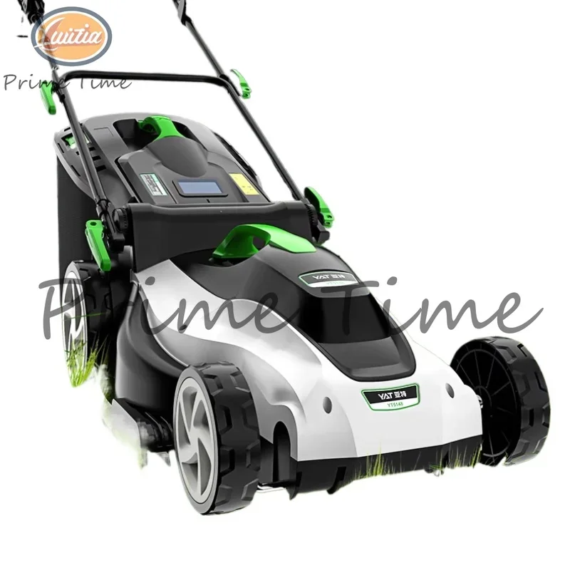 Hand-held lawn mower, lawn mowing, electric household small courtyard four-wheel high-power multi-functional new model