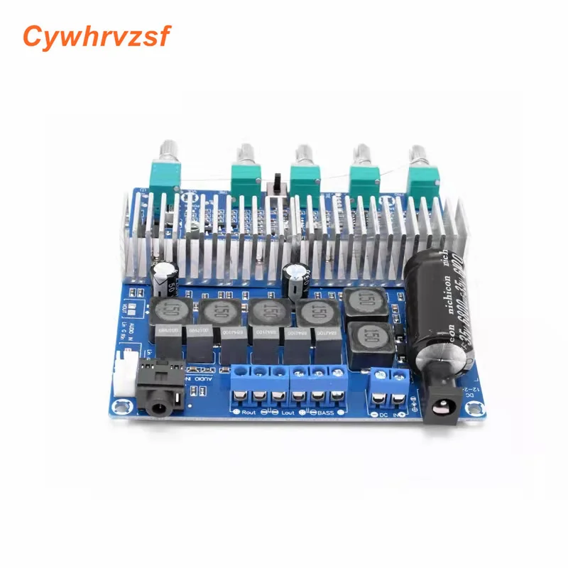 TPA3116D2 TPA3116 2.1 Subwoofer Bluetooth Amplifier Digital Audio Board 50W*2+100W Bass AUX For 2.1 Bluetooth 5.0 Speaker DIY