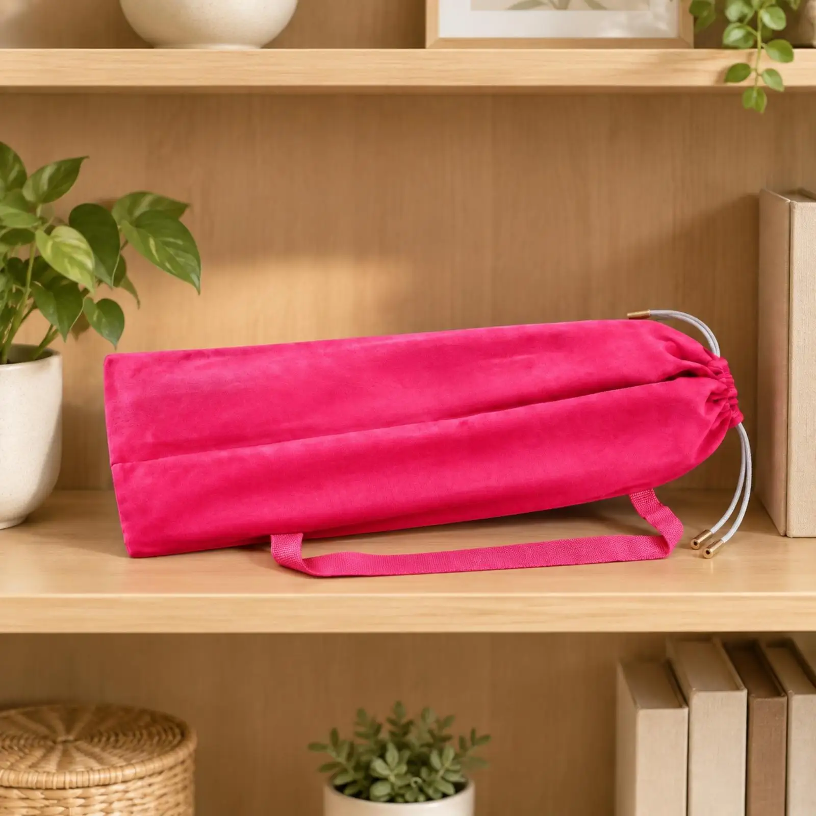 Soft Mahjong Rack Organizer Bag Two Compartments Carrying Pouch with Handle for Game Room