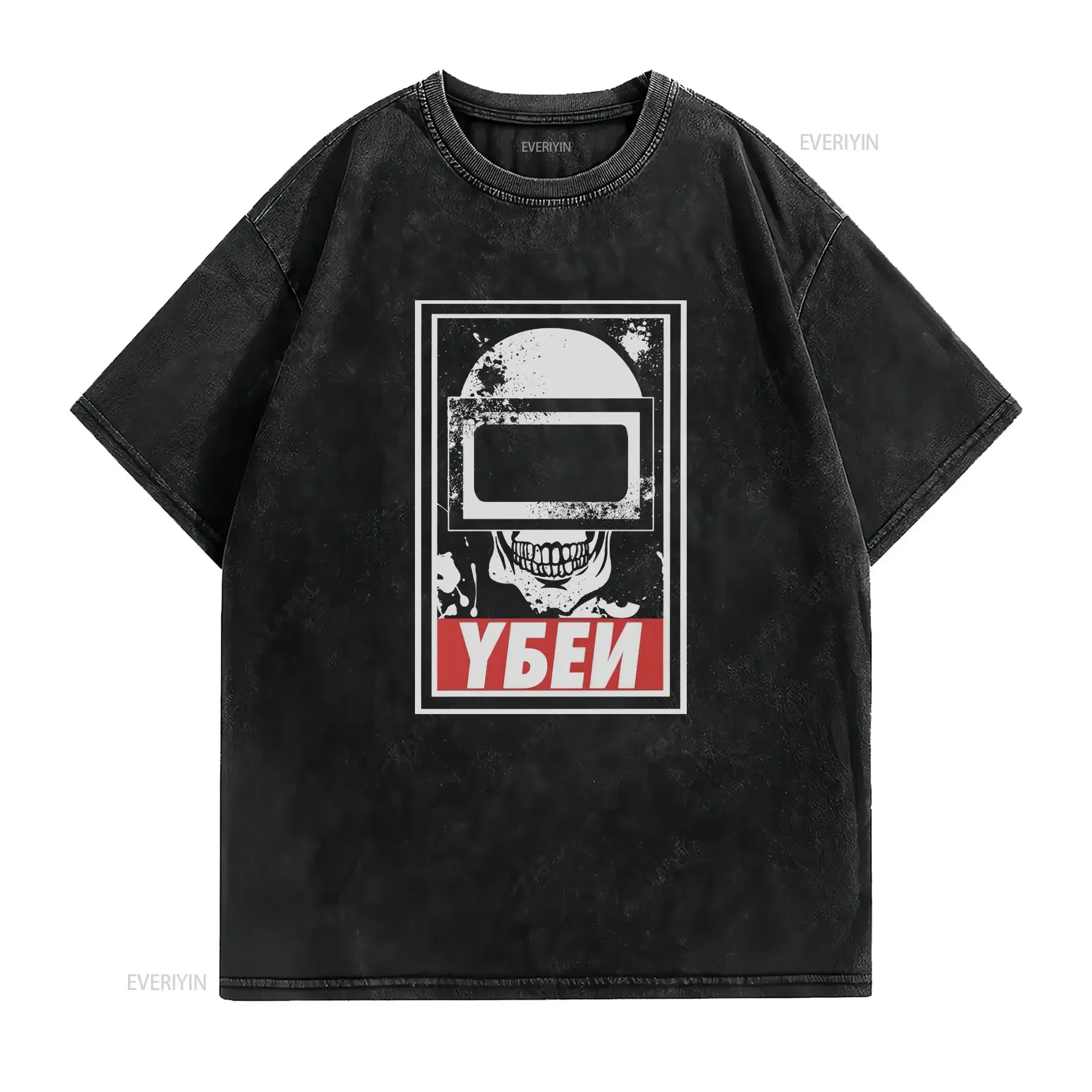 Vintage Escape From Tarkov Tagilla Helmet T Shirt for Men O Neck Cotton vintage Washed Soft Unisex streetwear