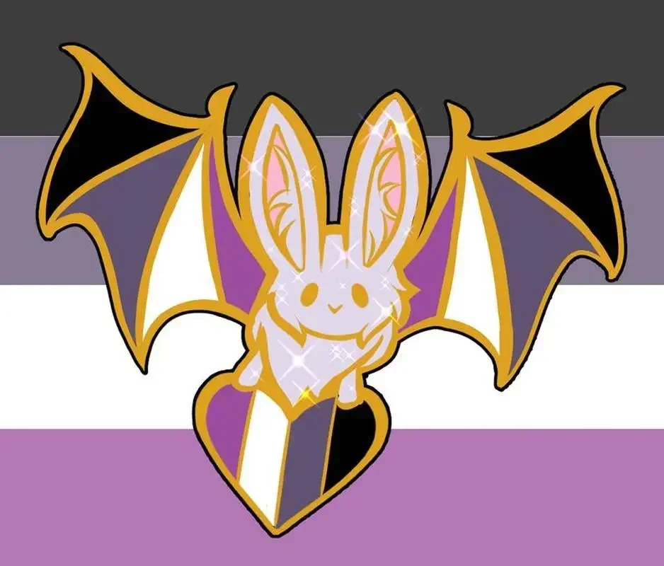 LGB(a)T Enamel Pin Lapel  Badge s- Asexual/demisexual Edition!!