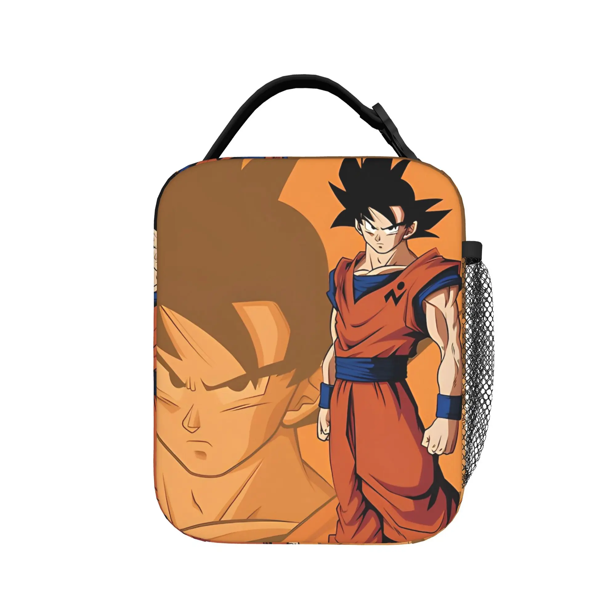 D-Dragon Ball Thermal Insulated Lunch Bags for School Japanese Anime Portable Bento Box Cooler Thermal Food Box