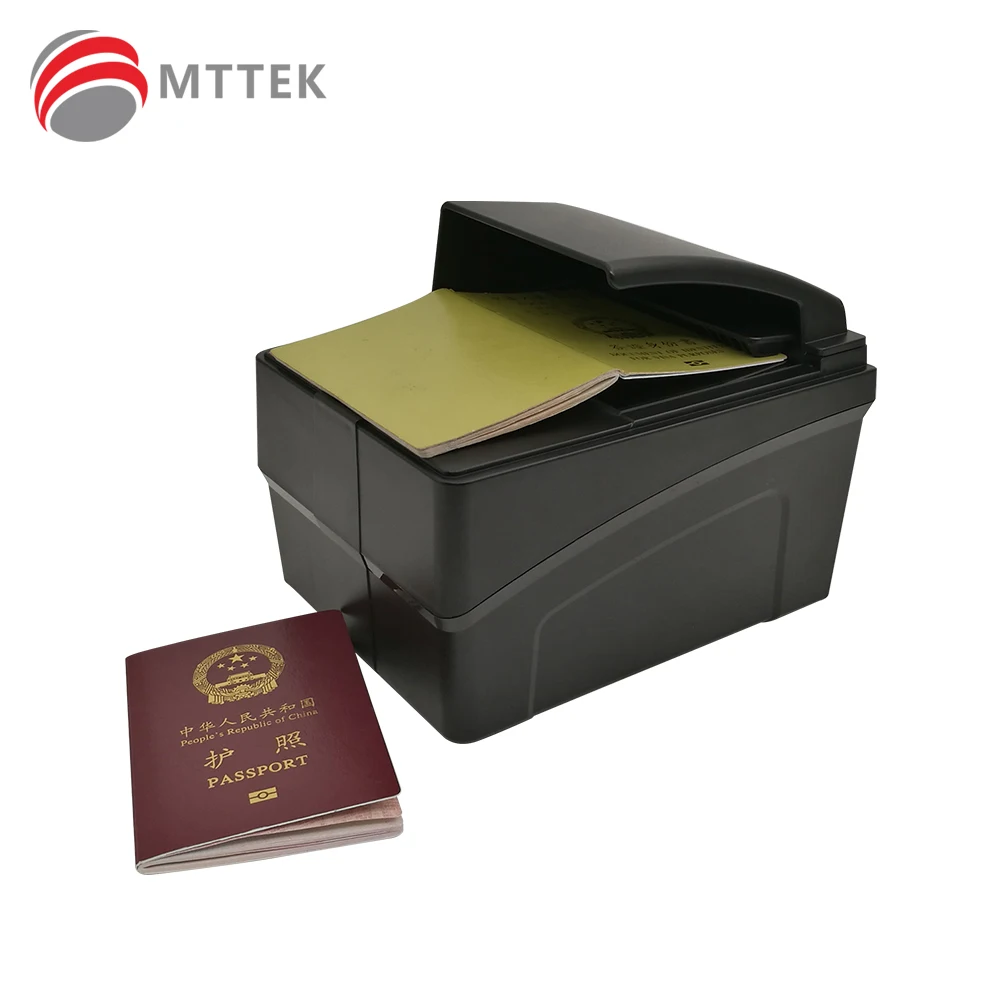 

MEPR100+ Full Page Passport Reader / Scanner by OCR MRZ & RFID / ICAO 9303 ID card reader / SDK free / Demo with EXCEL output