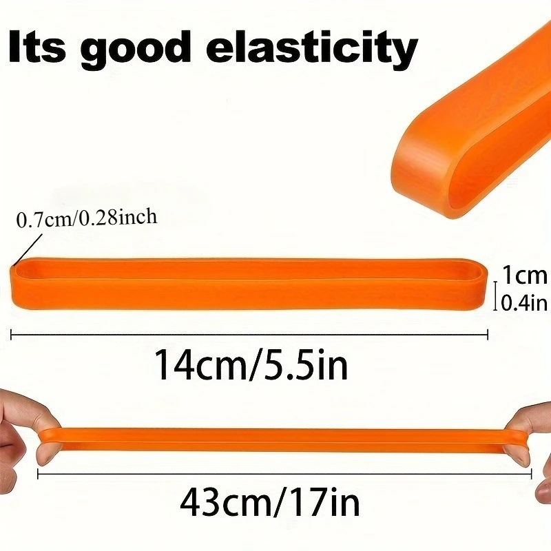 Large Silicone Bands Elastic Rubber Wrapping Bands Extra Large Bands for Notebook Office Outdoor Gear Gifts Packing rubber band