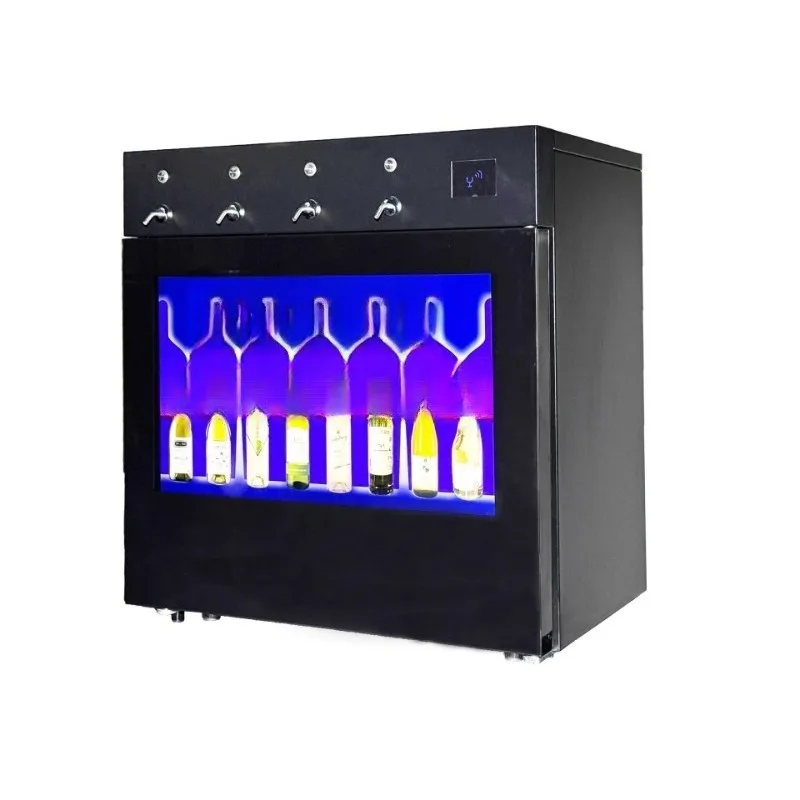 large screen automatic scanning code, vertical multi-specification constant temperature wine cabinet, cup dispenser
