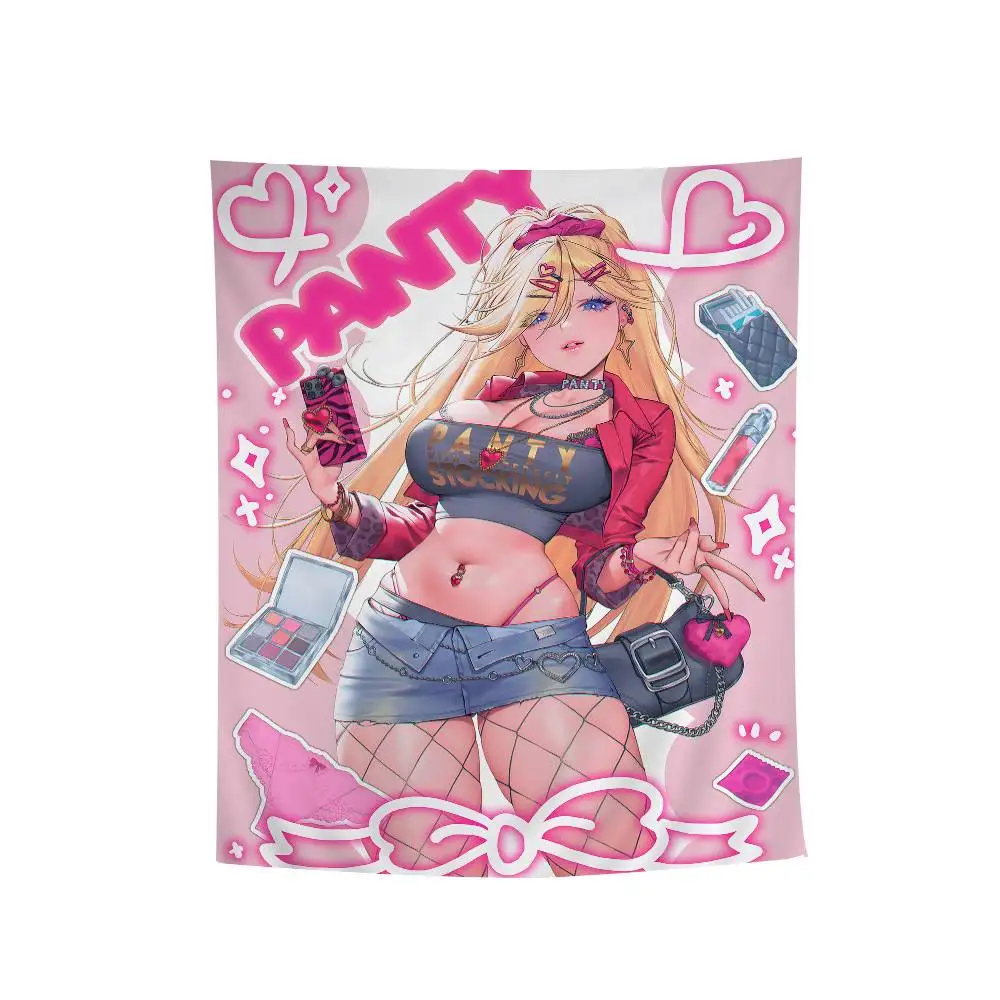 Japanse Anime P-panty En Kous Cartoon Tapijt Muur Hangende Decoratie Huishoudelijke Home Decor