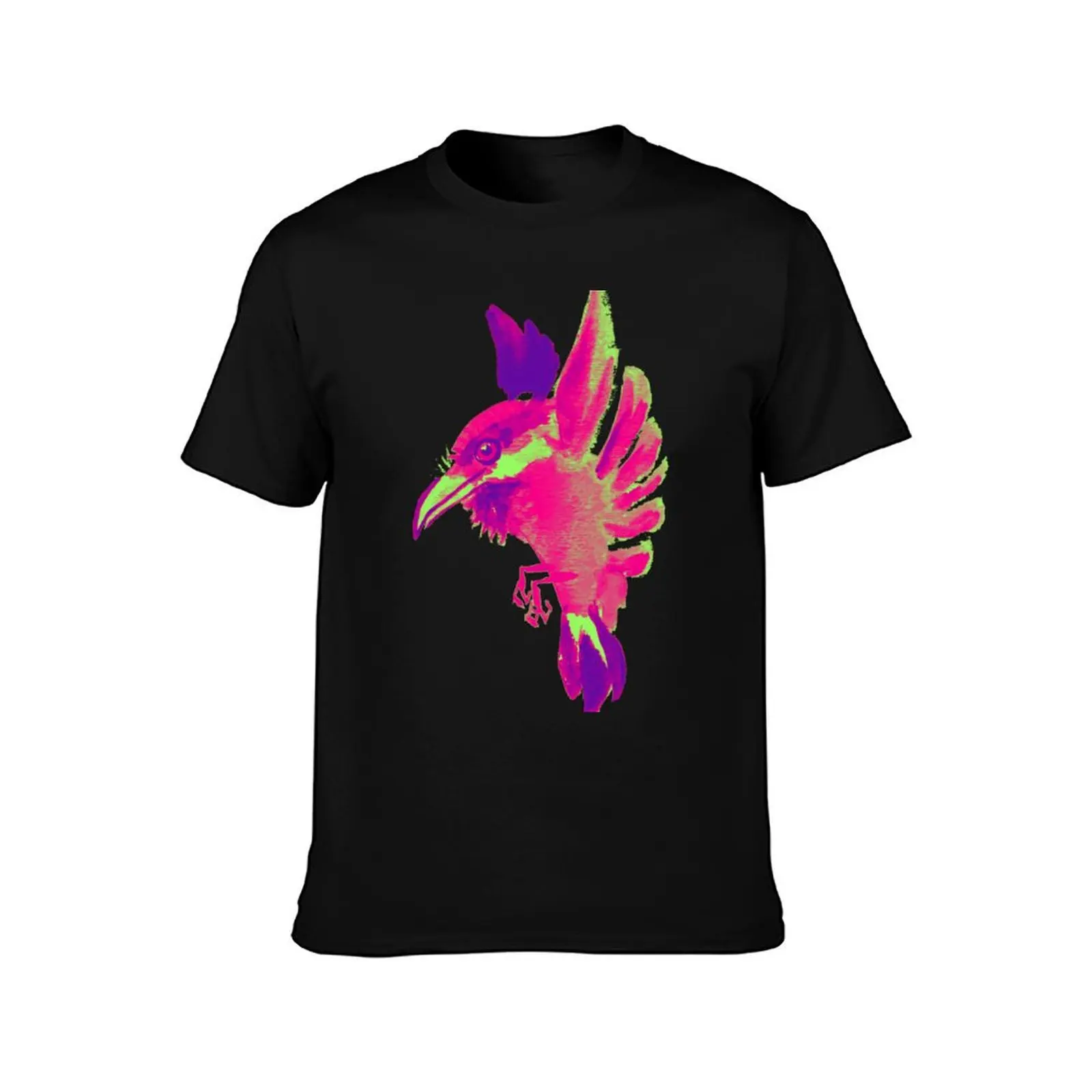 pink glow kingfisher T-Shirt Soft Cotton Print T-Shirt