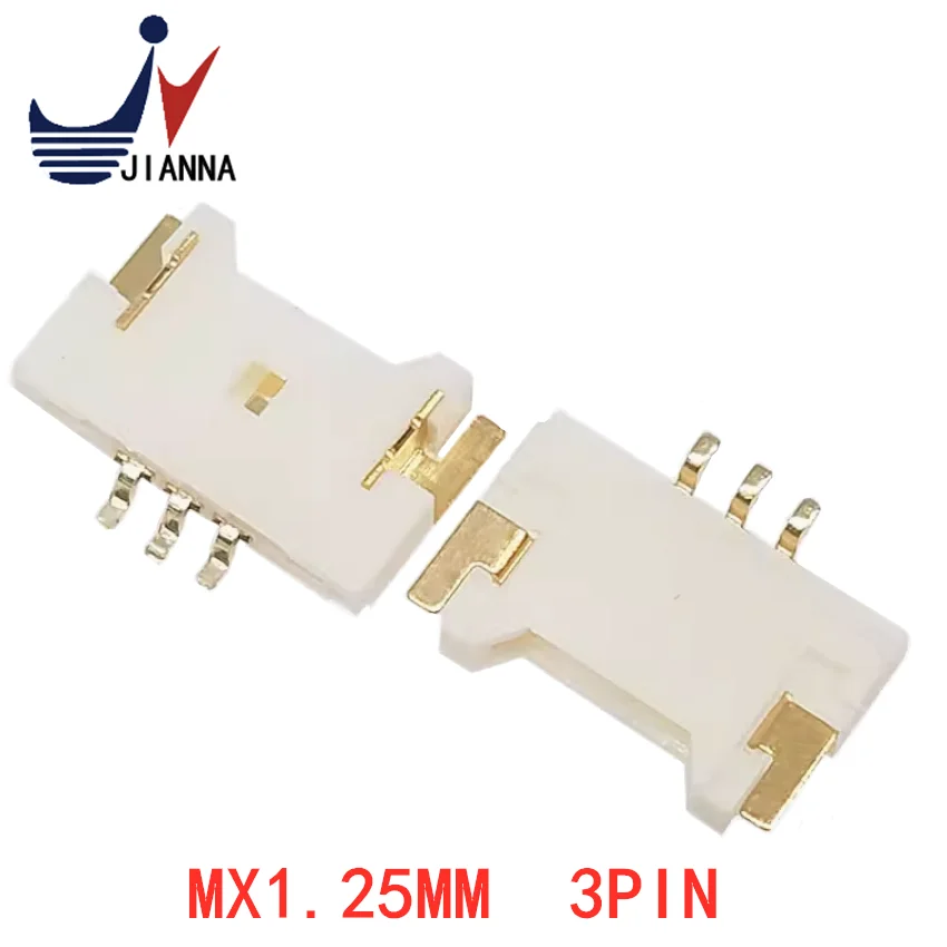 MX1.25MM horizontal gold-plated ultra-thin connector 51146 DF14B 2/3/4/5/6/8P Horizontal pin holder 50PCS