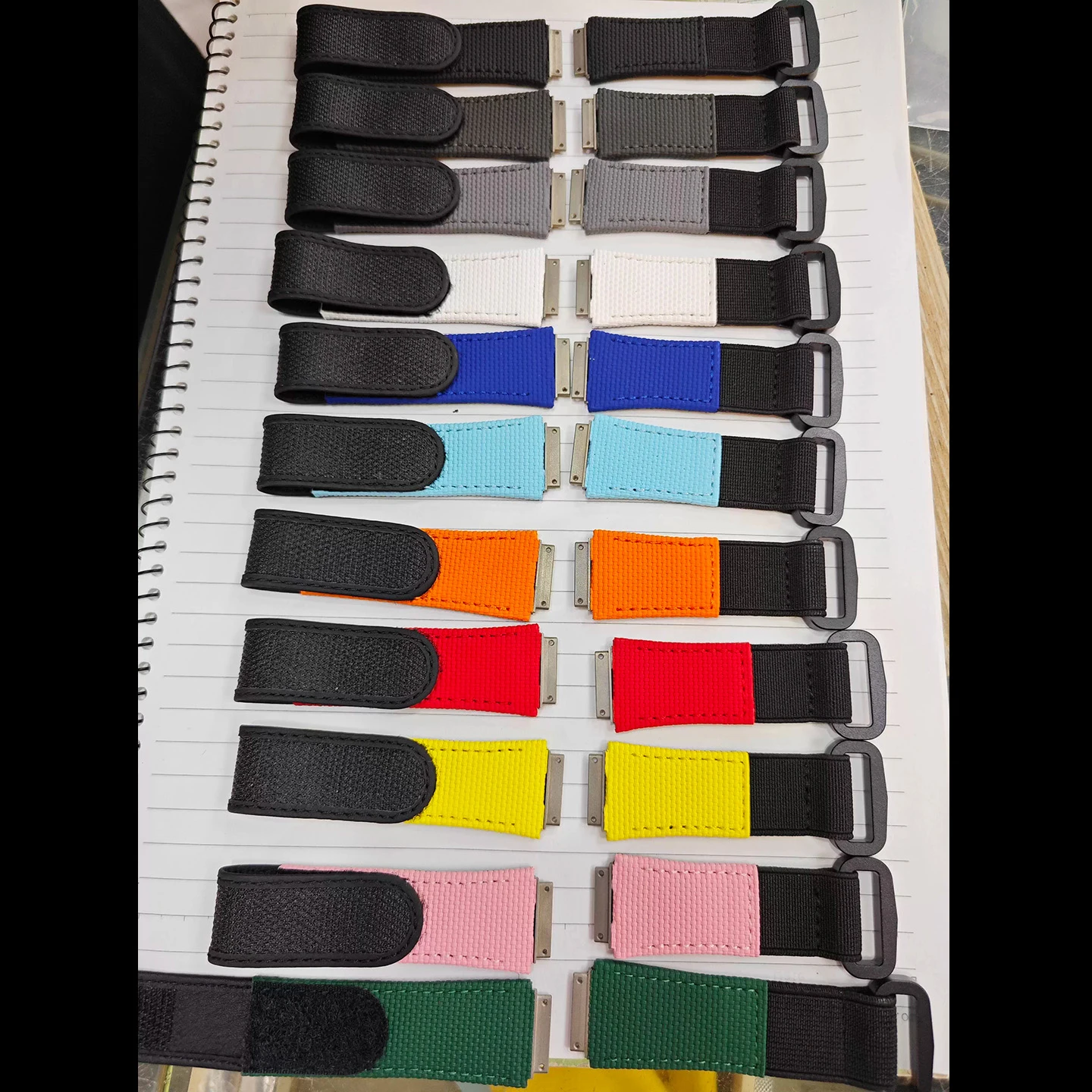 

Customized Fluorine rubber watchband For Richard Mille RM011 RM030 RM005 RM035 RM055 RM35-01 RM052 model Elastic Nylon strap