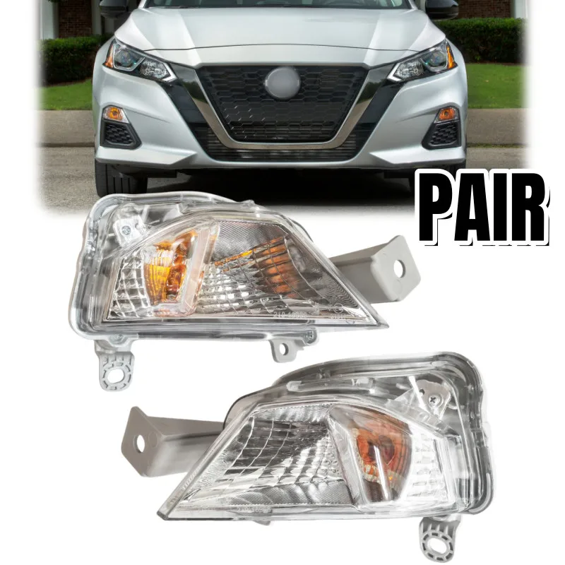 

Пара передних указателей поворота для Nissan Altima 2019-2022 с лампочками, угловые фонари