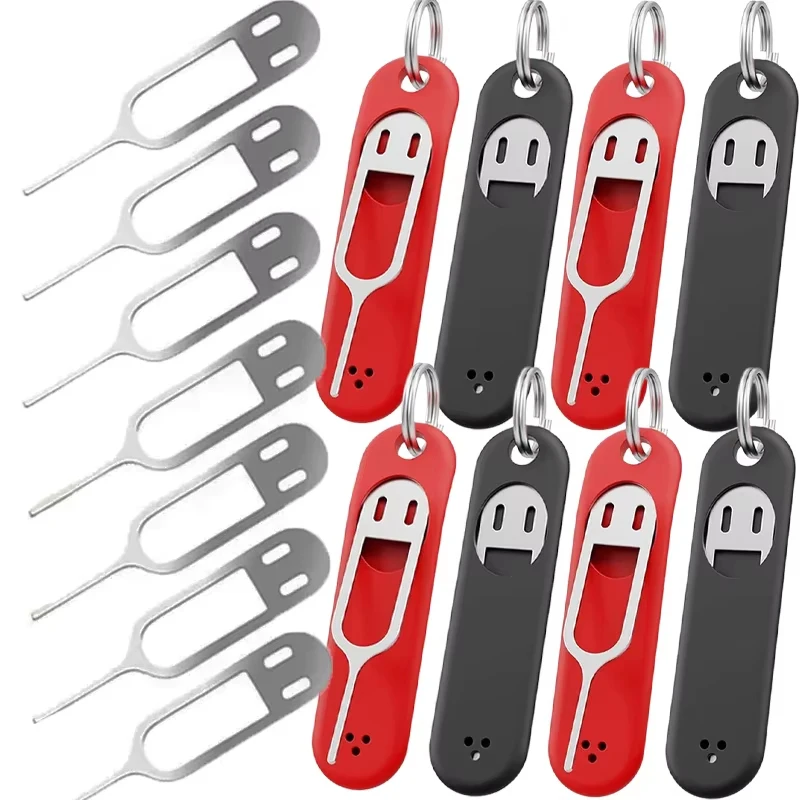 

Anti-lost Black/White/Red Mobile Phone Sim Card Pin Tray Removal Needle Opener Ejector Key Tool For iPhone Samsung Xiaomi iPad