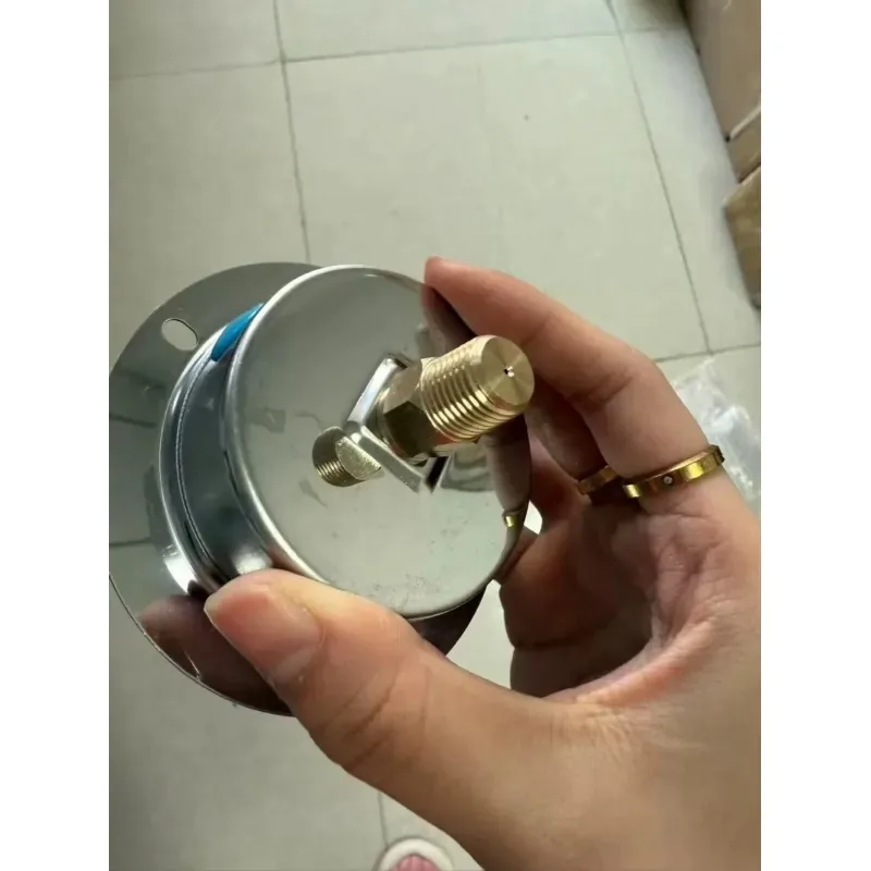 Hot Sale Axial band edge shockproof pressure gauge YN60ZT/25/40mpa hydraulic oil pressure gauge shockproof air pressure gauge - view 3