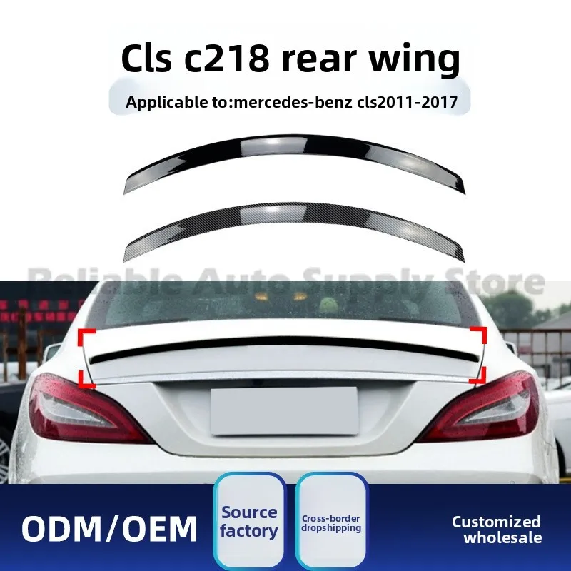 

For Mercedes CLS Class C218 CLS260 CLS300 2011-17 AMG Rear Spoiler Roof Wing High Quality Upgrade