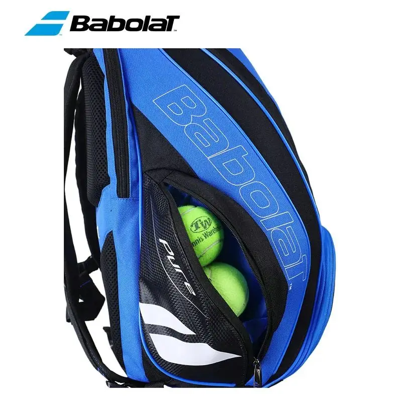 BABOLAT PURE AERO Torba na rakiety tenisowe 2-pak Wielofunkcyjny plecak na ramię do squasha Tenis do badmintona z przegrodą na buty