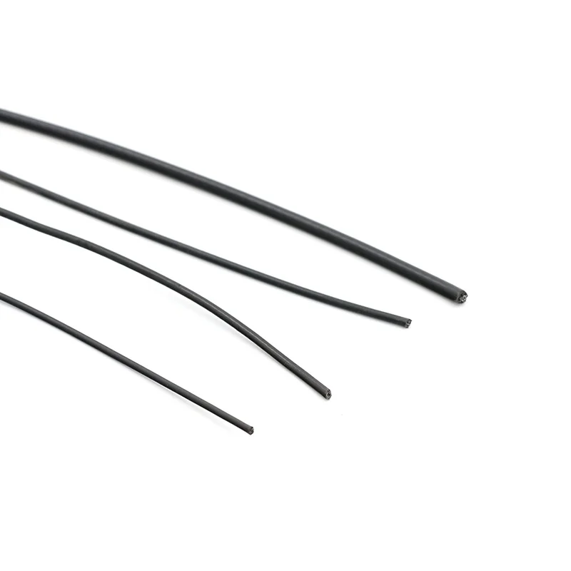 Picture 4: 20M 30M 50M Black PVC Coated 304 Stainless Steel Wire Rope Flexible Soft Cable Clothesline 0.8 1 1.5 2 3 4mm