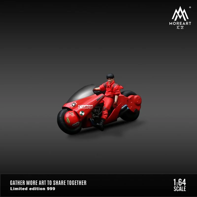 Moreart 1:64 Akira Motorcycle figure Resin miniature simulation