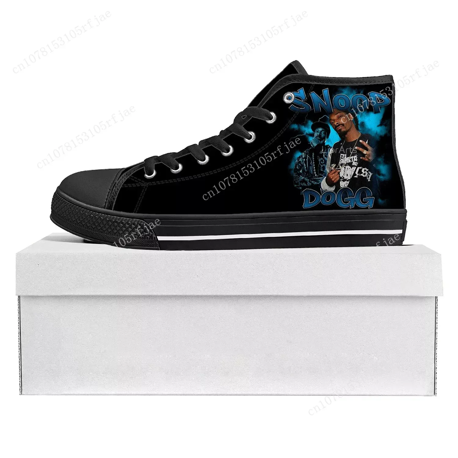 Snoop Dogg High Top High Quality Sneakers Mens Womens Teenager Canvas Customized Sneaker Casual Couple Shoes Custom Made Shoe