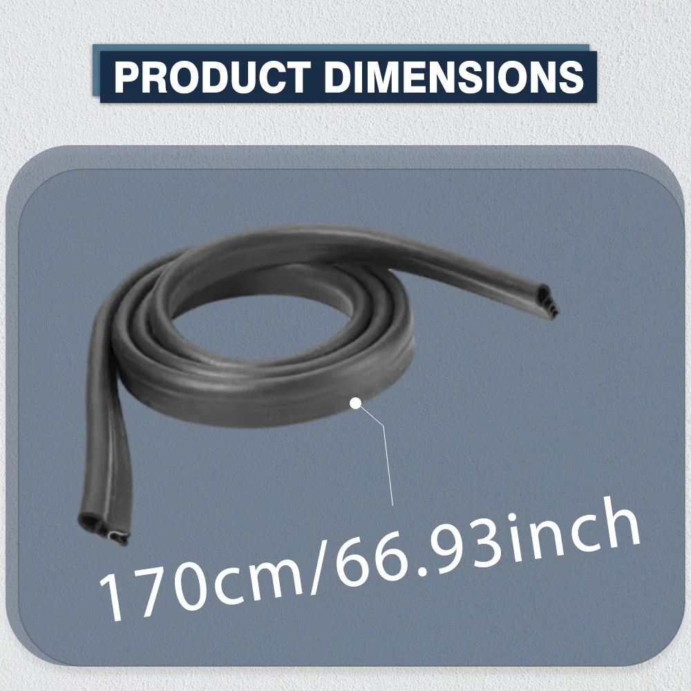 For Mercedes-Benz M GLE GL GLS Class W166 C292 X166 Rubber Car Front Hood Seal Radiator Strip 1668870198 A1668870198