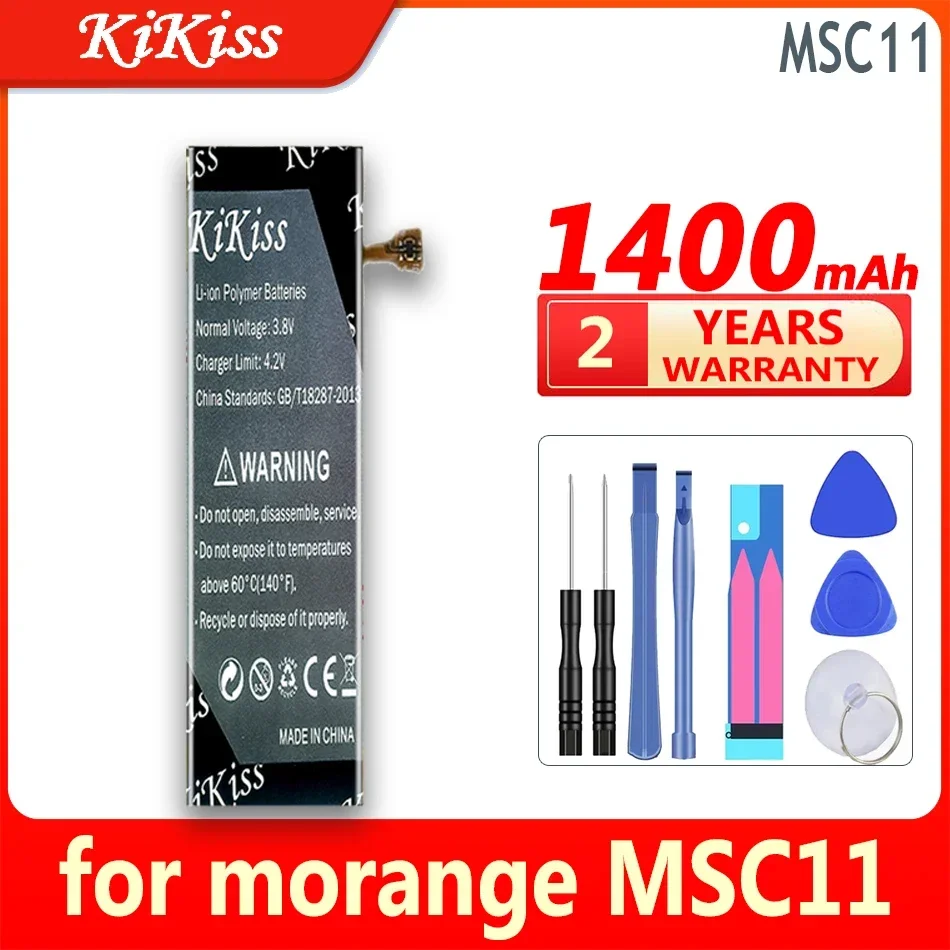 

KiKiss High Capacity Battery 1400mAh for morange MSC11 Handheld Electronic Still Camera Bateria