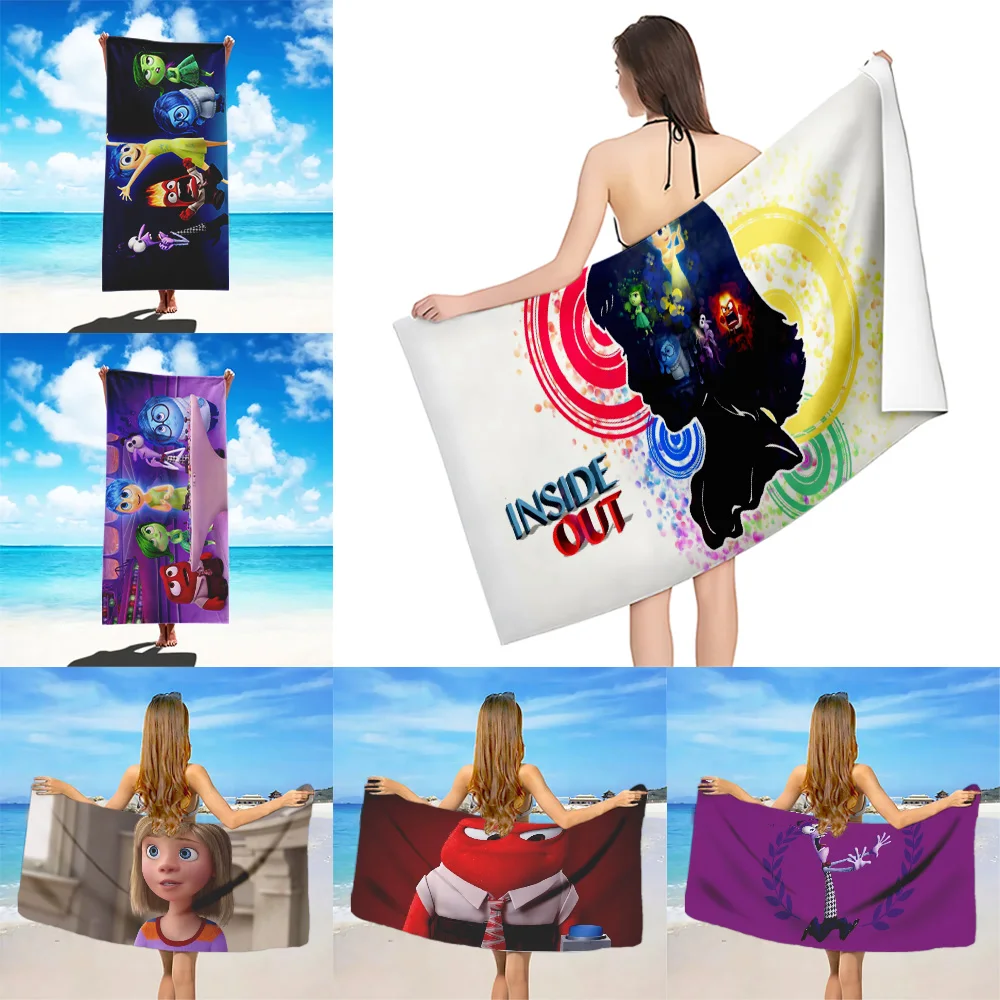 Inside Out Beach Towel Microfiber Sand Free Quick Dry Soft Sandproof Pool Towels Gift for Women Travel Gym Shower Camping