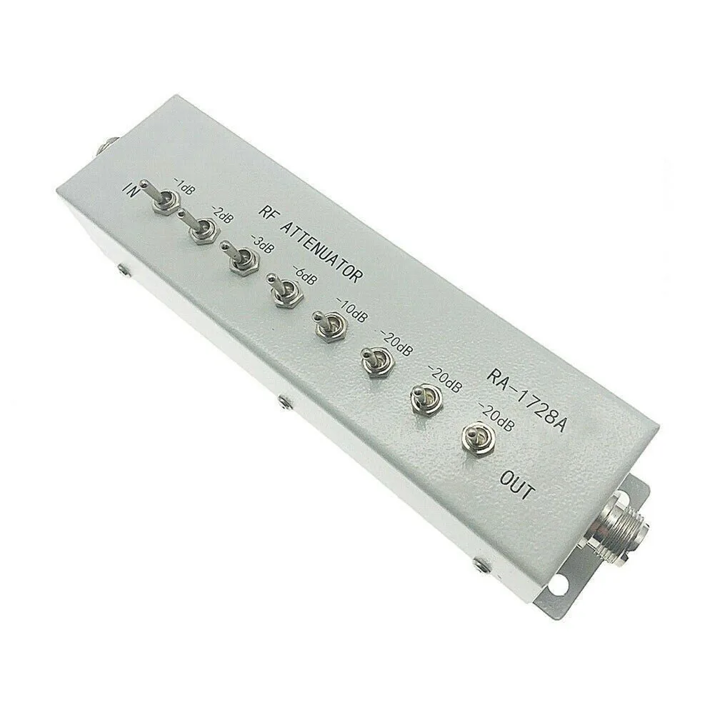 0 - 82DB VARIABLE/ STEP ATTENUATOR 50 OHM For Ham Radio Transmitter Etc High Frequency Attenuator 1dB Step Signal