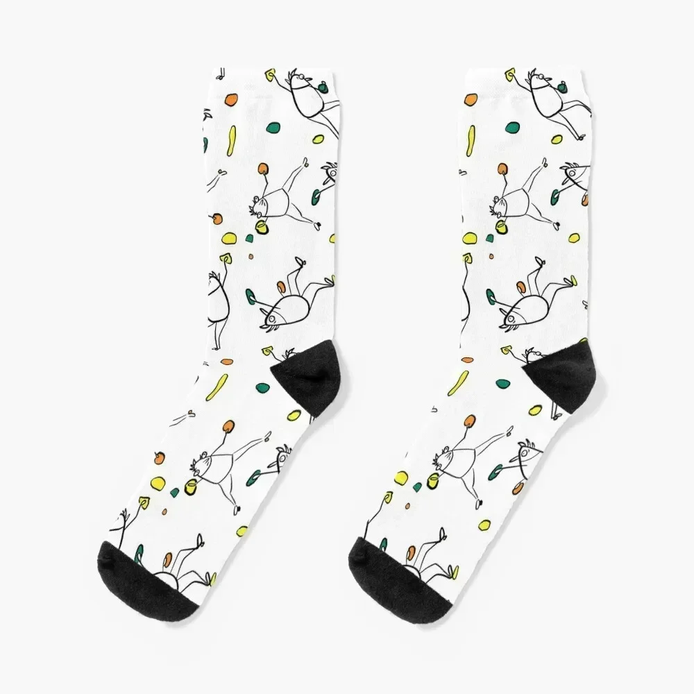 

Rock Climbing Candy Corn Man Socks man cartoon football christmas stocking Socks For Man Women's