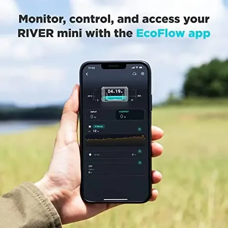 ECO Flow 휴대용 발전소 RIVER 미니 백업 리튬 배터리 야외 캠핑을 위한 고속 충전 태양열 발전기