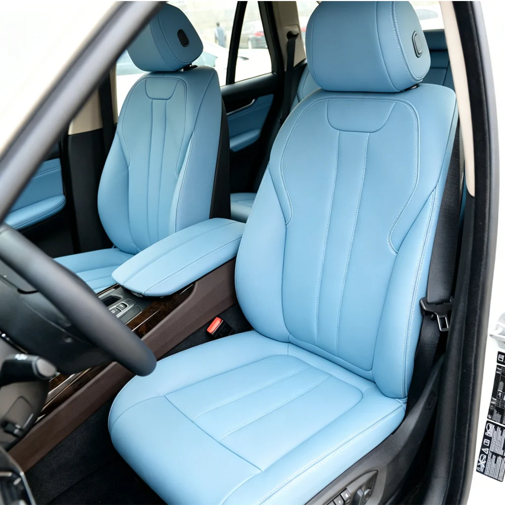 

Специальные чехлы для автомобильных сидений на 5 мест для BMW X5 2014-2018 из искусственной кожи, подушки для сидений, аксессуары для стайлинга автомобиля