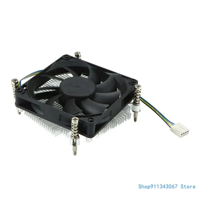 LGA1155 1156 1150 1151 Quiet cooling fan micro Mini-ITX Chassis PWM Fan Radiator Drop shipping