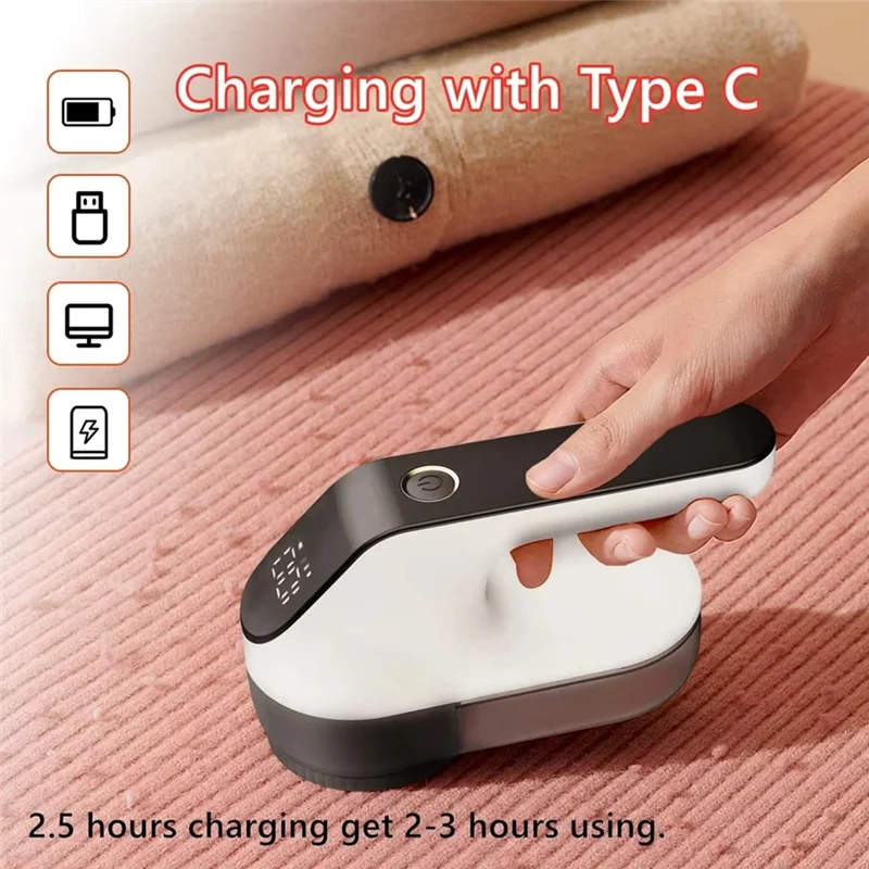 A26T-портативный электрический триммер для удаления ворса с одежды, триммер для удаления ворса, перезаряжаемый прибор для удаления ткани, бытовая техника