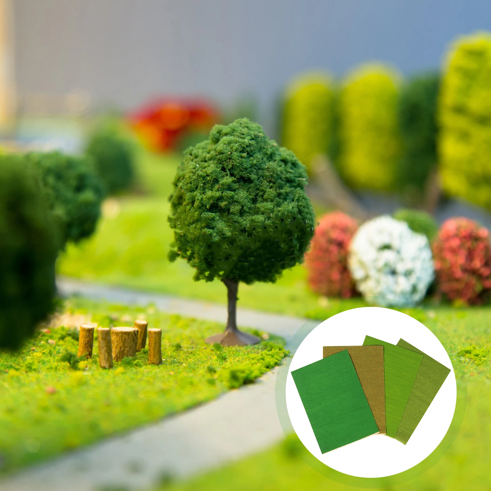 

4pcs Artificial Fake Turf Mat Decorative Grass For Garden Outdoor Simulation Green Imitation Turf Cushion Resistant Sunlight