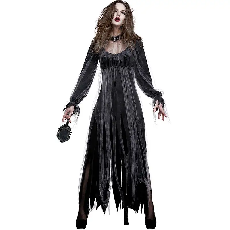 

Halloween Devil Performance Costume Bar Stage Ghost Bride Zombie Women's Ethnic Stage Costume Gift