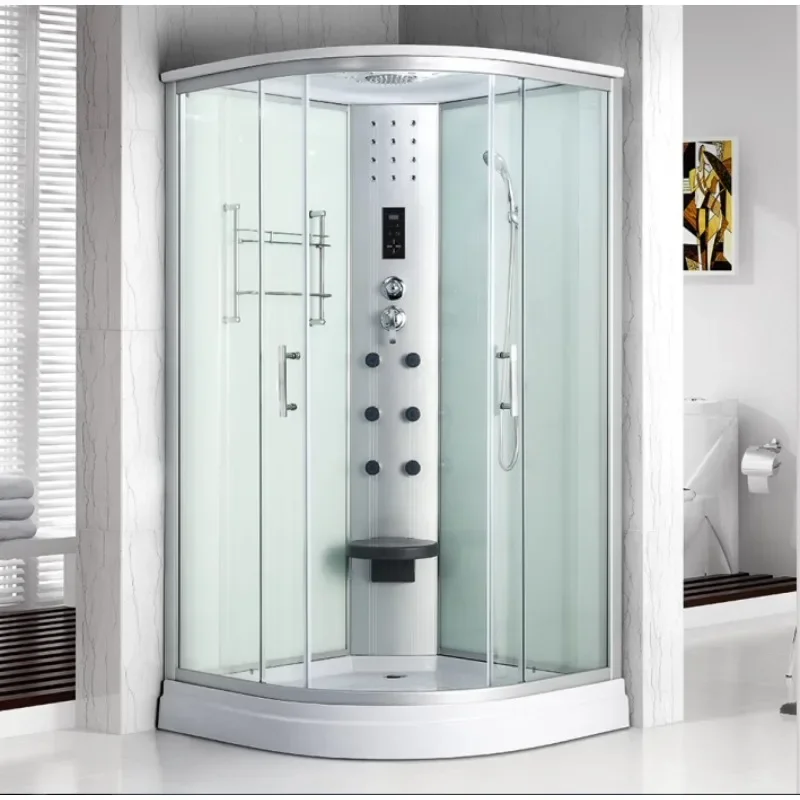 Integrated shower room Tempered glass Fully enclosed integrated bathroom Dry and wet separation