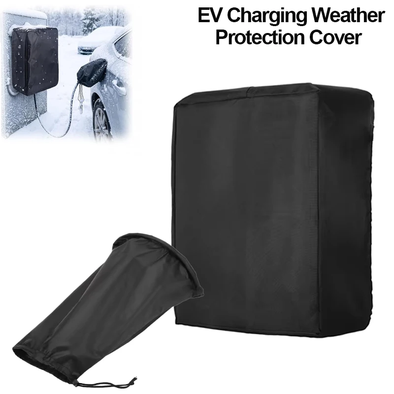 EV Charger Weatherproof Protection Cover Set Wall Charger Station Cover Waterproof Snow Dust UV Protection for Most EV Wallbox