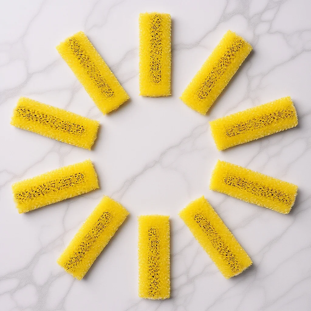 10 قطعة نسيج زهرة متوسطة الإسفنج جدار النقش فرشاة يغطي للمنزل مكتب اللوحة الأصفر دريوال الملمس محكم الطلاء
