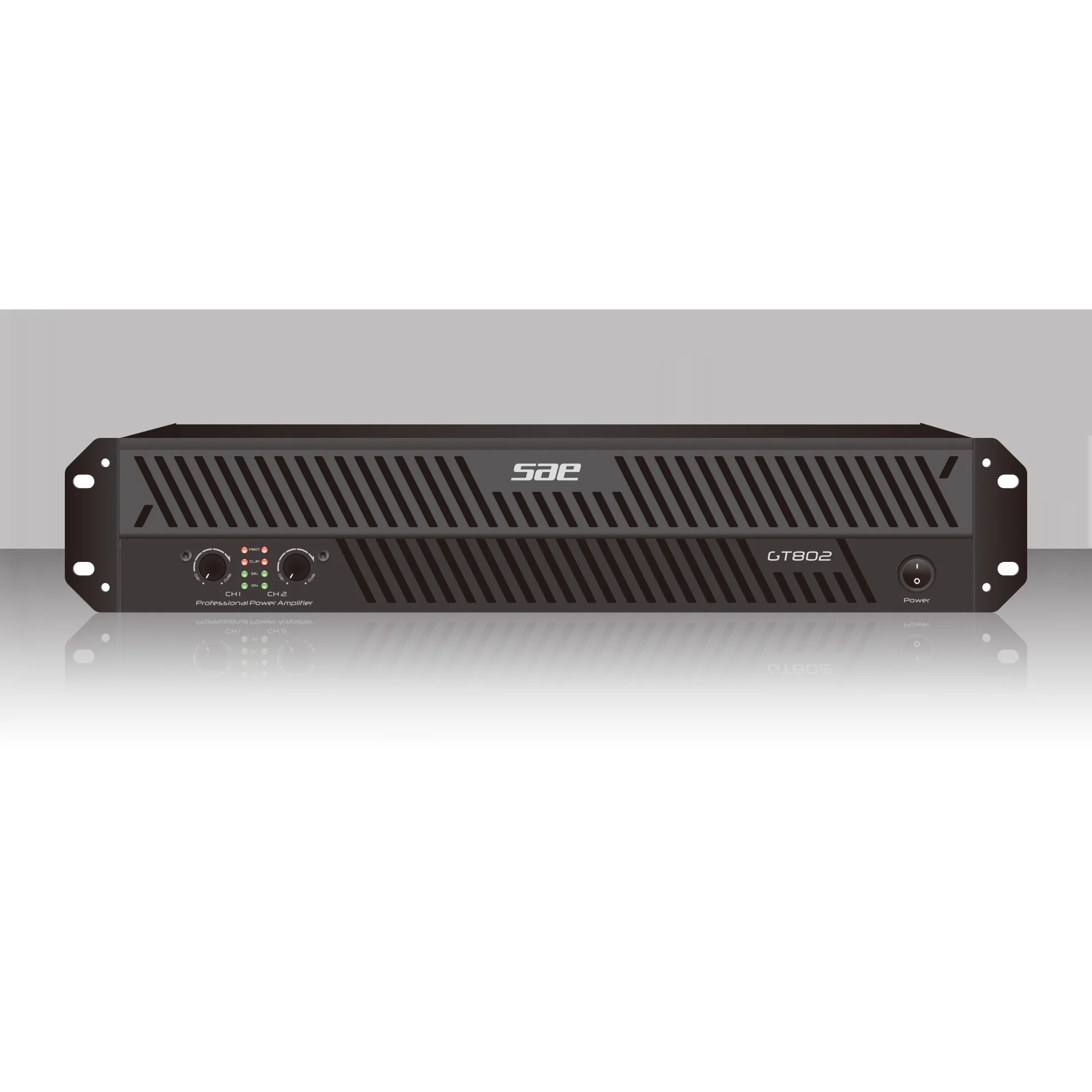 GT802 Professional Power Amplifier, High Efficiency Class I Module, 800W 8Ω Stereo, Toroidal PSU, High CMRR for Entertainment V