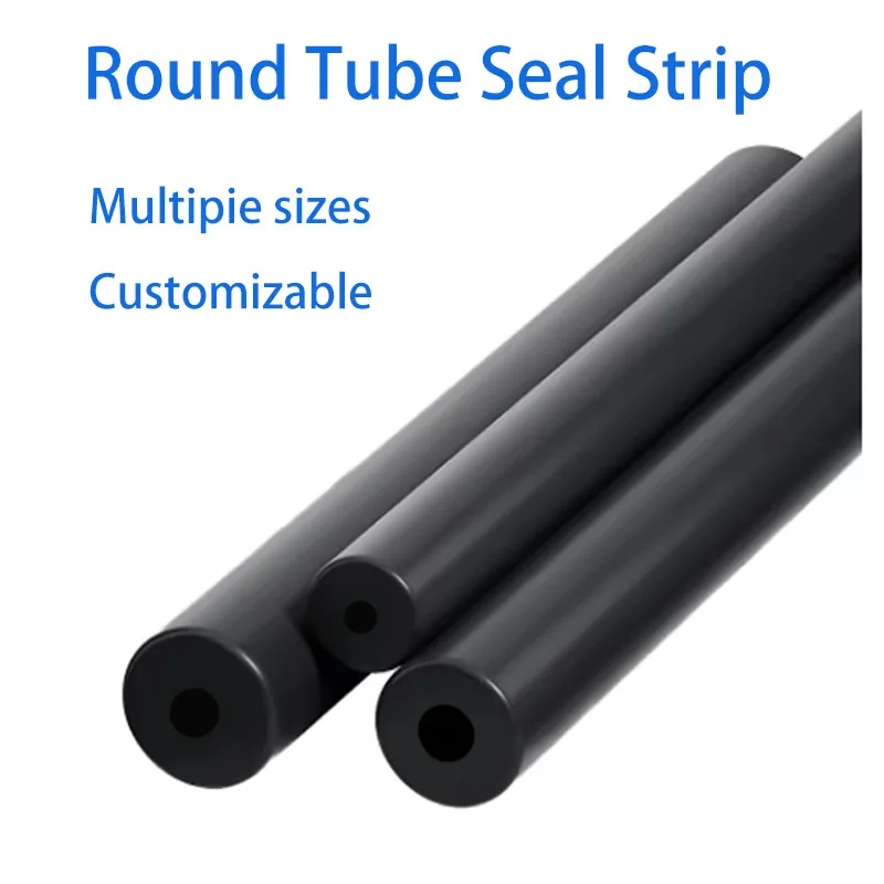 Compact hollow circular tube O-type sealing strip, heat-resistant rubber compact sealing strip