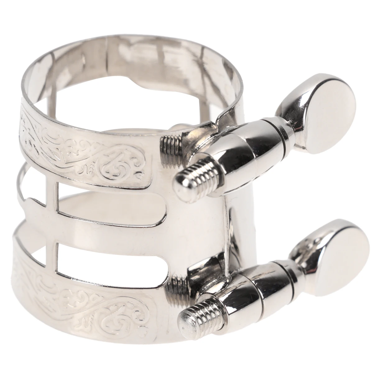 

1pc Saxophone Flute Head Clip Premium Copper Carved Elegant Durable Sound Stabilizer Performance Enhancer For Beginners Alto Sax