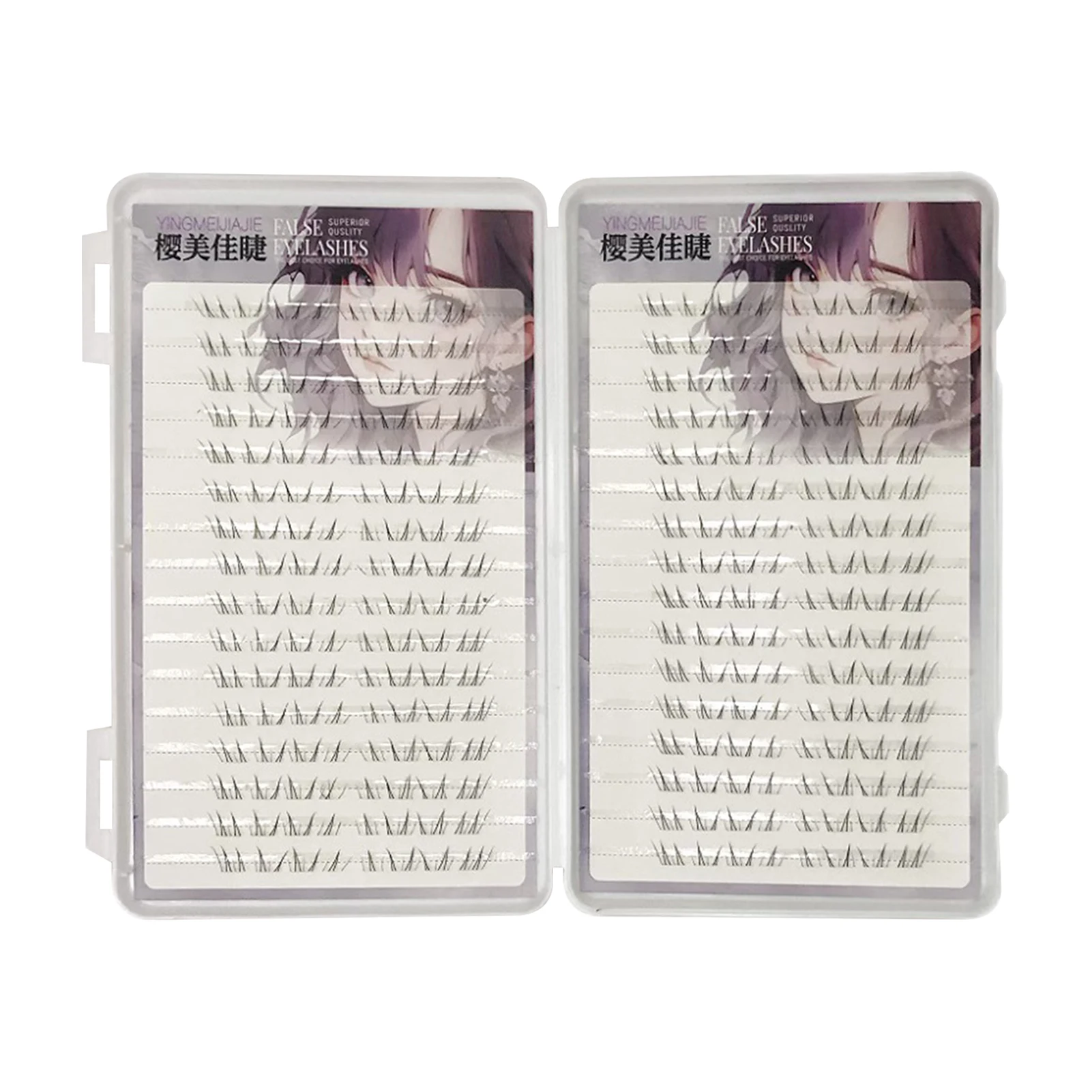 4-6mm No Glue Need Manga Lower False Eyelashes Natural Thickness Lower Eyelash Clusters For Fashion Cosplay Diy Makeup Tools