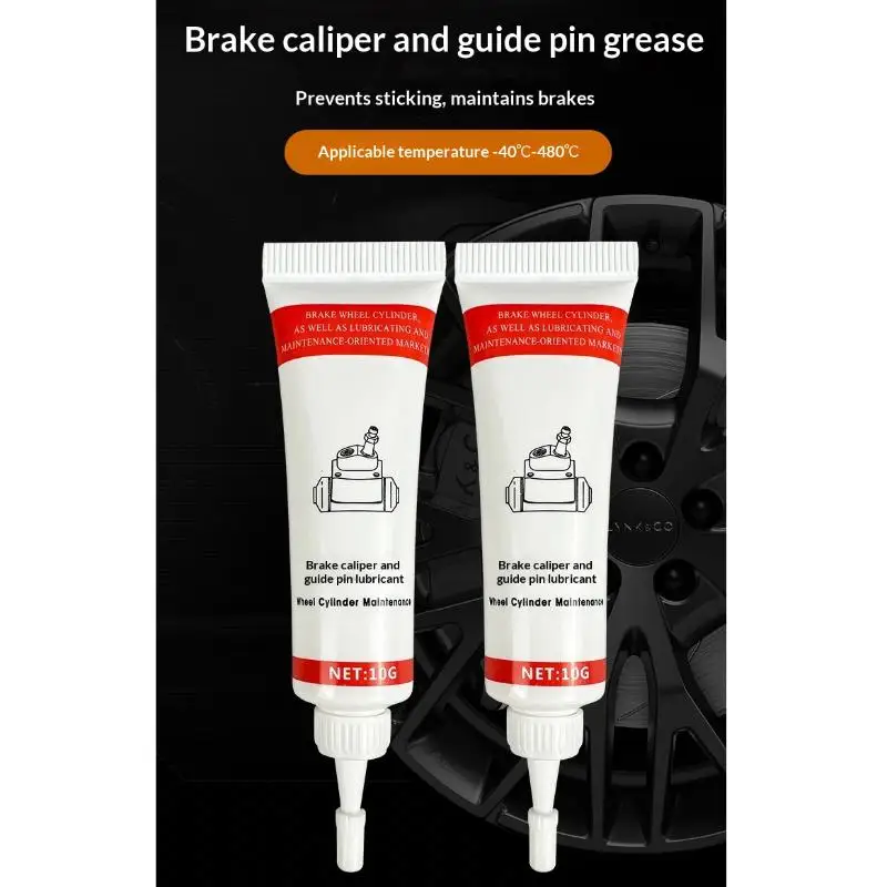 *10g Car Brake Pin Grease Rust Brake Noise Moisture Proof Efficient Lubrication For Brake Pin Squeal Stopper Lube For Car Smooth
