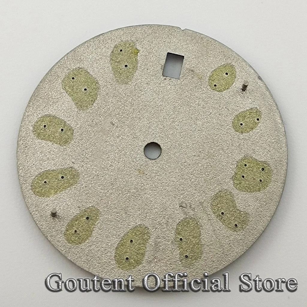 Goutent 31mm Black/Silver/Gray/Blue Watch Dial Green Luminous Fit NH35 ETA2836/2824 PT5000 DG2813/3804 Miyota 8215 821A Movement