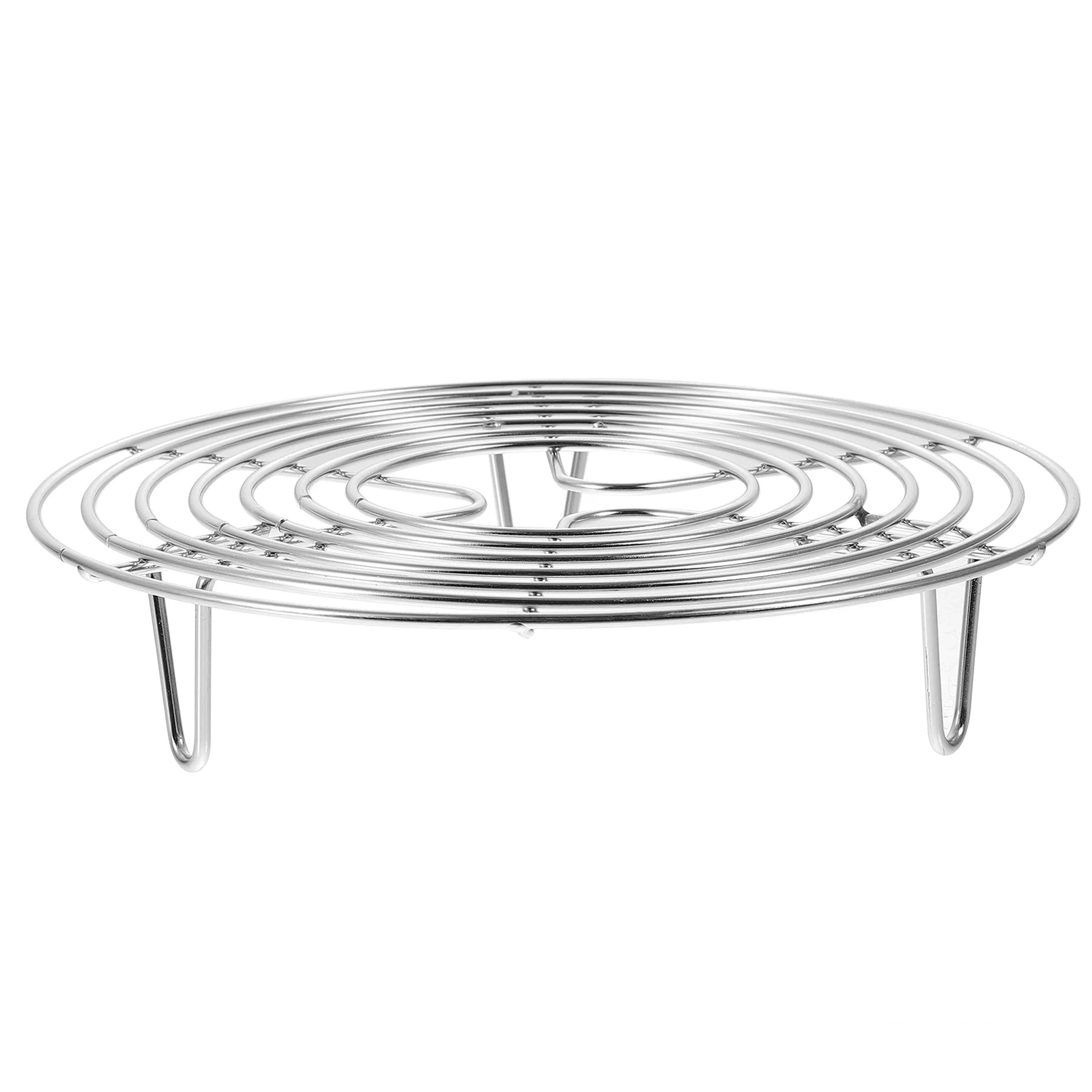 

304 Stainless Steel Rice Cooker Round Cooking Steam Rack Multifunction Baking Holder Stand Steaming Cooling Grill