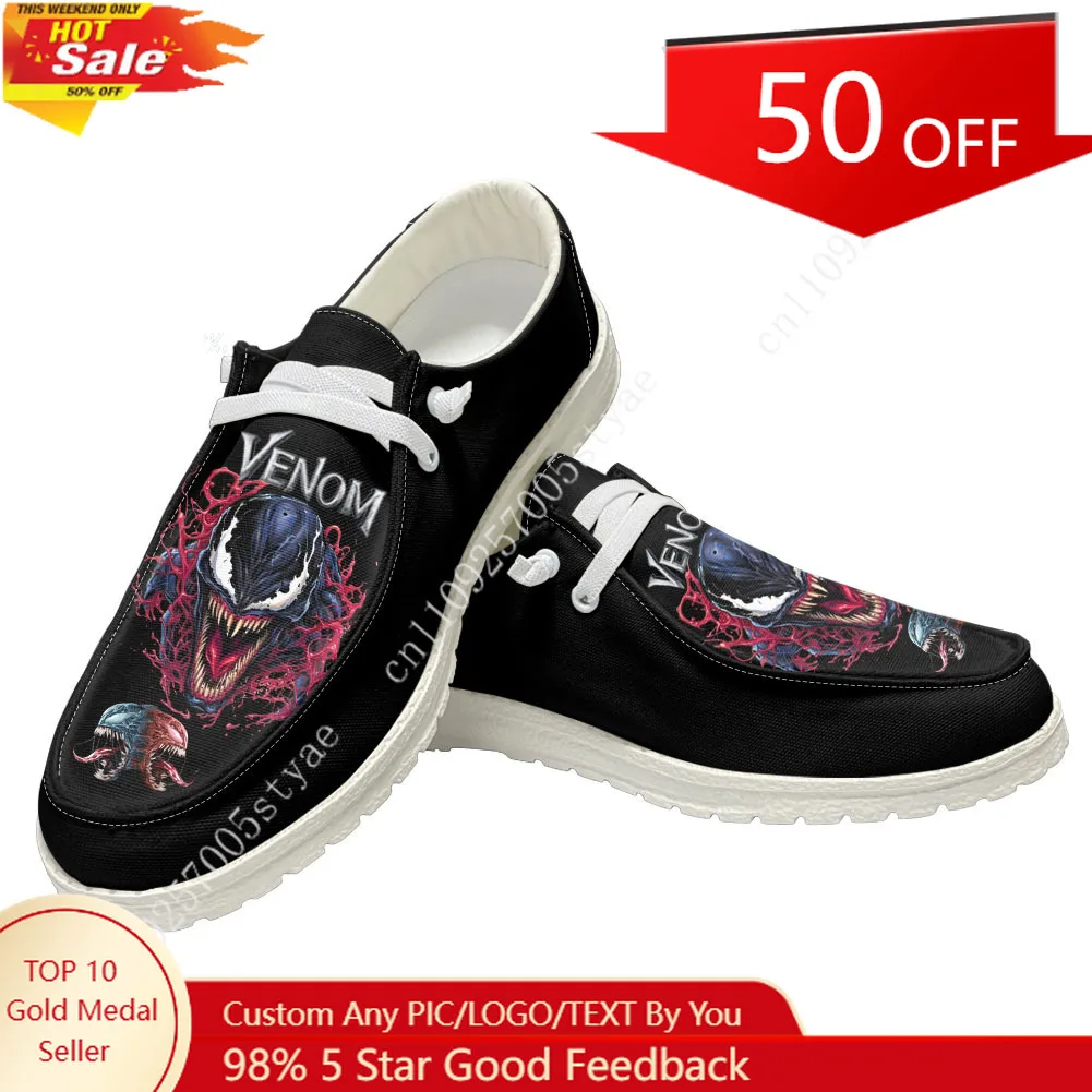 

Marvel Venom Casual Shoes Mens Womans Flat Shoe Breathable Outdoor Lightweight High quality Flat Casual Shoes