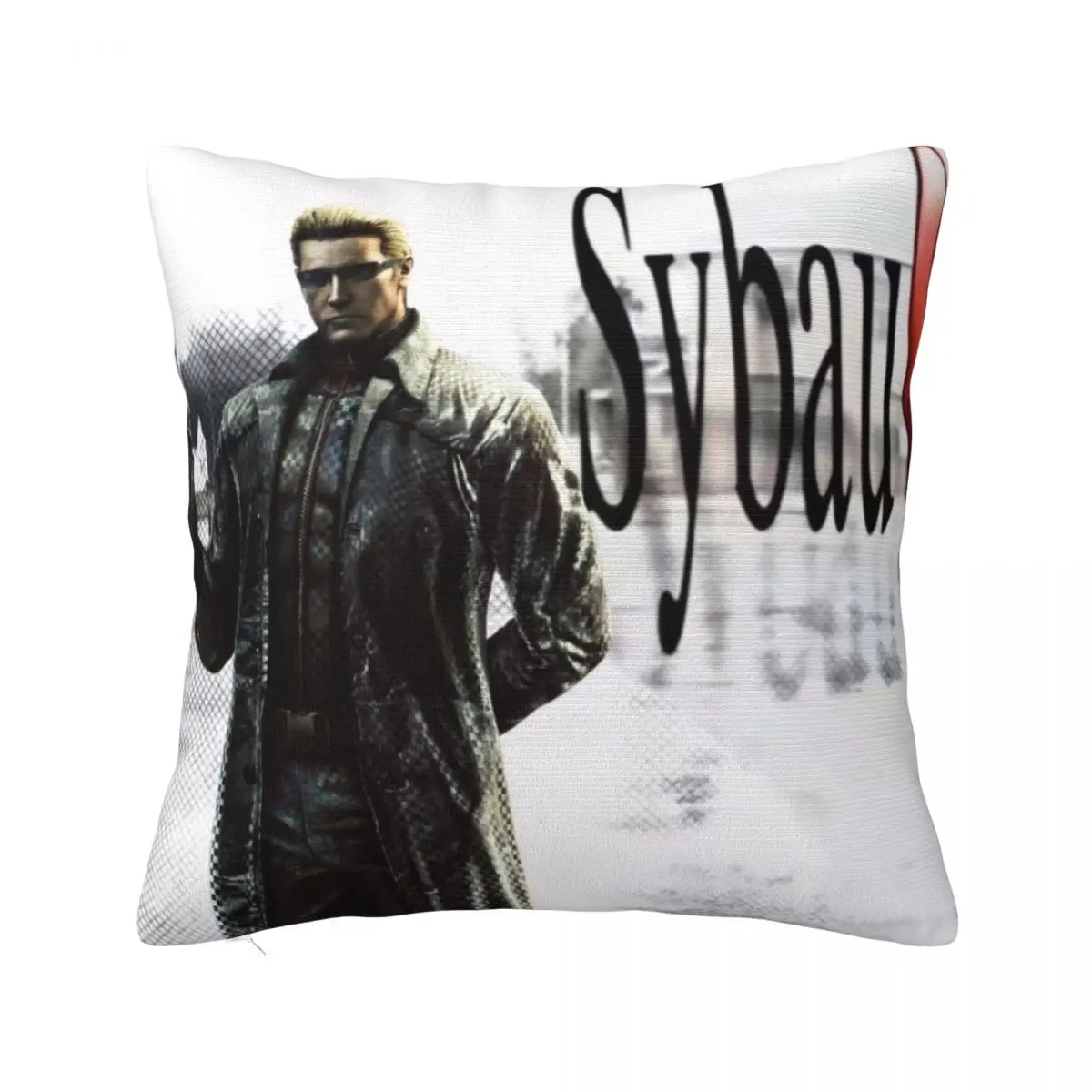 Albert Wesker Pillowcase Printed Fabric Cushion Cover Decor Pillow Case Cover Sofa Square 18